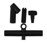 ifundom Pièces de Cadre de Cerf-Volant en Plastique 4 Pcs Connecteurs T Droits Inclinés et Croisés Kit D’Accessoires pour Assemblage DIY Tiges de Support 18 M Réparation et