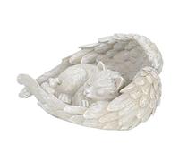 ifundom Pierre Commémorative pour Chat De Jardin Statuette Résine Figurine Décorative pour Animaux De Compagnie Accessoire De Jardin Et Intérieur