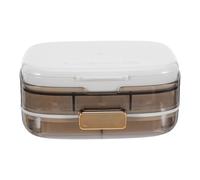 ifundom Pilulier hebdomadaire, grand format, pour 7 jours, étui journalier, distributeur hermétique de voyage, pilulier hebdomadaire