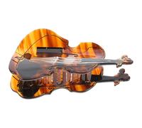 ifundom Pince à Cheveux Violoncelle en Acétate pour Femme, Accessoire Élégant et Antidérapant, pour Soirée ou Usage Quotidien