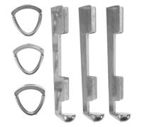 ifundom Pince de Réparation Outil Multifonction 3 Pièces en Aluminium Argenté pour Ajuster et Remplacer Les Pointes de Queue pour Embout de Queue de Billard Lors des Parties de Billard