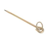 ifundom Piquet Métallique Robuste pour Chien et Mouton en Fer, Support Stable et Réutilisable pour Attache Extérieure Lors de Balades et Jeux en Plein Air