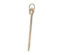 ifundom Piquets d'attache en pour Animaux Piquet De Jardin Robuste 12x400 Mm pour L'extérieur Sécurité pour Chiens Et Chevaux Utilisation Polyvalente