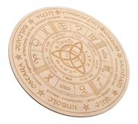 ifundom Planche pour Ronde et en Bois Psychique Légère et Résistante Ornement Rituel Authentique Décoration D'autel Sacrifice Cérémonie Familiale