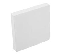 ifundom Plaque de Gypse Céramique pour Poterie, Base de Sculpture en Plâtre, Taille 10x10x1,6 Cm, Couleur Blanche, Outil pour Étudiants et Artistes, Usage Loisirs Créatifs et Cours D’Art,