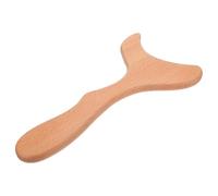 ifundom Plaque de Massage en Bois Design Créatif et Naturel Jaune Forme Poisson Outil de Grattage et Massage pour Visage et Cou Professionnel ou Personnel