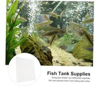 ifundom Plaque de Séparation Aquarium Durable avec Grille Isolante et Ventouses Kit Complet pour Compartimenter Bassin et Reproduction des Poissons