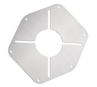 ifundom Plaque Isolante en Acier Inoxydable Haute Température pour Poêle Bouclier Thermique Solide Accessoire de Camping aux Huile 1 Pièce pour Barbecue Cuisine Extérieure