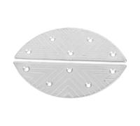 ifundom Plaques de Protection Talon Demi-lune Métal pour Homme Coussinets de Réparation Robustes Fer Support et Correction de Forme Accessoires Semelles Résistants à Usure