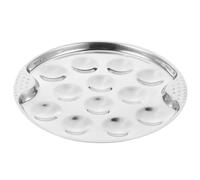 ifundom Plat à Escargots Ustensile de Service 12 Positions en Acier Inoxydable pour et Présentation, pour Usage Domestique et Restauration