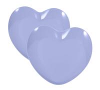 ifundom Plateau à Bijoux Facile à Nettoyer 2pcs en Acier Inoxydable Forme Cœur Résistant Rouille pour Rangement Coiffeuse