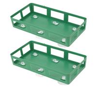 ifundom Plateau à Ventouses pour Fleurs 2 Pcs Vert Porte-Fleurs de Mariage Base de Composition en Mousse Support pour Décoration de Voiture et Cérémonie Accessoire Jardinage Pratique