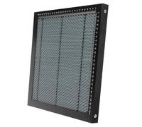 ifundom Plateau Alvéolé 30X30 CM pour Machine à Graver Lit en Nid D’Abeille en Matériau Robuste Tapis de Table Gravé pour Découpe et Gravure Dissipation Thermique Compatible Surface