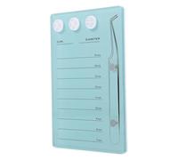 ifundom Plateau Magnétique Vert Échelle pour Faux Cils en Acrylique Taille Portable et Performance Stable pour Greffe de Cils Professionnelle en Salon de Beauté