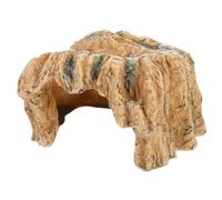 ifundom Plateforme Tortue Résine avec Cachette Naturelle pour Reptiles Abri Escalade pour Serpents Lézards Tortues Décor Aquarium Terrarium