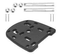ifundom Platine Fixation pour Coffre Moto Électrique Base Renforcée Antichoc avec Bandes Antidéplacement Support Étanche pour Porte-bagages Arrière Top Case Kit Complet avec Vis pour