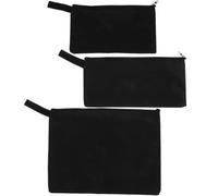 ifundom Pochette de Rangement pour Outils en Tissu Oxford Noir, | Grosse Capacité, Transport Facile, Cordon Inclus, Résistante à Saleté, Format Sacoche