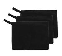 ifundom Pochette de Rangement pour Outils en Tissu Oxford Noir, | Grosse Capacité, Transport Facile, Cordon Inclus, Résistante à Saleté, Format Sacoche