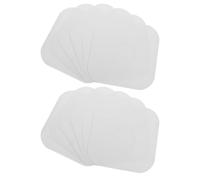 ifundom Pochettes Intérieures pour Disques Vinyle 30 Cm en Papier Kraft Blanc 110 G, Lot de 12, Coins Arrondis, Protection Antistatique, Paquet de Rangement pour Collectionneurs