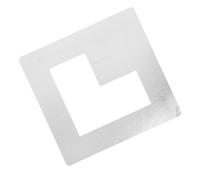 ifundom Pochoir de marquage pour parking - Gabarit perforé en forme de L pour lignes de séparation des places de parking, sol et asphalte, garage et allées résidentielles