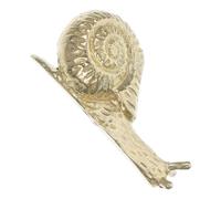 ifundom Poignées de Porte D’armoire Escargot en Laiton Doré, Style | Remplacement pour Portes D’armoire et Salles de Bains, Design Ergonomique, Vis D’installation Incluses