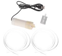 ifundom Pompe de Puisard à Eau Portable en Plastique, Facile à Utiliser Drainage, pour Balcon et Terrasse, Alimentation 5v 1.5a, Ensemble 1 Pièce