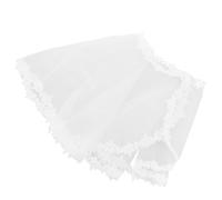 ifundom Poncho Blanc Garçon et Filles Grosse Taille, Châle Léger en Tissu Respirant pour Filles, Cape Princesse Printemps-été, Accessoire Cérémonie et Fête, Foulard Doux pour Peau