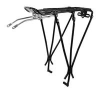 ifundom Porte-Bagages Léger et Robuste Noir Arrière en Alliage D'aluminium pour Vélo de Route et VTT Transport Lors