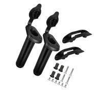 ifundom Porte-Canne à Pêche Encastré pour Kayak, Support Noir en | Accessoire de Pêche en Kayak, Kit Inclus, Maintien Ferme de Pagaie, Libère la Main du Pêcheur