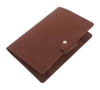 ifundom Porte-carnet de Score de Golf en Cuir PU Marron, Organisateur Portable pour Cartes de Score et Journal de Golf, Outils de Notation Pratiques et Précis pour Entraînement