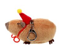 ifundom Porte-clés Cochon D'inde Ornement Clé Pendentifs En Peluche De Cartable Porte-clés Moelleux Pendentif Porte-clés Charmes D'animaux En Peluche Light Brown Coton Pp