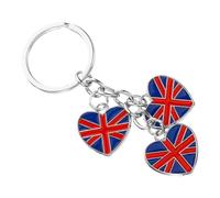 ifundom Porte-clés Drapeau Britannique Créatif Uk Souvenir London Pendentif Décoratif pour Sac et Voiture