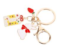 ifundom Porte-clés Pendentif Cartoon Créatif et Chic en Alliage de Zinc Léger Facile à Utiliser Transporter Accessoire Unique et Stylé