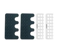 ifundom Porte-Queue de Billard Mural en Silicone Vert Support Adhésif Robuste pour Queues de Billard Accessoire Gain de Place et Loisirs à Domicile