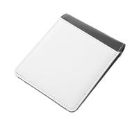 ifundom Portefeuille Pliable Vierge en PU pour Transfert Thermique avec Fenêtre Transparente pour Carte D’Identité Porte-Cartes Spacieux pour Personnalisation DIY et Présent Fête des