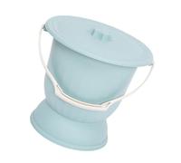 ifundom Pot de Chambre Portable Unisexe avec Couvercle Anti-odeur Urinoir Compact PP Épais Stable et Léger pour Chambre Garçon Fille et Femmes Enceintes