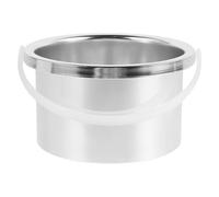 ifundom Pot de Cire en Alliage D'aluminium 105 Mm Dispositif de Sécurité pour Chauffe-cire Professionnel Bol à Fondre la Cire Haute Efficacité pour Épilation