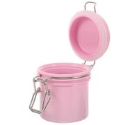 ifundom Pot de Stockage Étanche pour Colle à Cils 200ml en Plastique Rose Protection Anti-fuite pour Salon et Usage Domestique