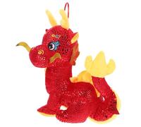 ifundom Poupée Dragon en Peluche 24 CM Mascotte du Nouvel an Chinois Décoration de Canapé et Bureau Doux et Coloré pour Fête et Collection Festive