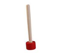 ifundom pour Bol Chantant Premium Résistant et Accessoire Pratique pour Bol Tibétain et Gong Compacte Rouge avec Tête Silicone Douce