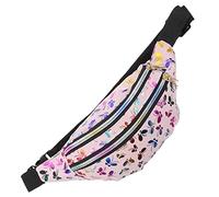 ifundom pour téléphone Portable Contes de déclaration pour Les Femmes Ceinture de Dames Filles de Taille Femme de Ceinture de Course Faux Cuir Rose