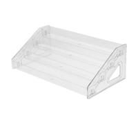 ifundom Présentoir à Cartes de Vœux Étagères Multiples en Acrylique Transparent Espace de Rangement Ample pour Cartes Postales, pour Comptoirs de Vente