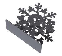 ifundom Présentoir à Mouchoirs Décoratif en Fer Noir Moderne, Porte-Serviettes Élégant pour Table de Restaurant ou Usage Quotidien