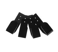 ifundom Présentoir Mural pour Ceintures de Lutte 4 Pièces, Support Acrylique Noir pour Ceintures D’Arts Martiaux, Crochets D’Exposition pour Salle de Sport et Collection à Domicile,