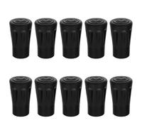 ifundom Protections en Caoutchouc Antidérapantes pour Embouts de Bâtons Universels, Lot de 10 Pièces, Adaptées aux Sentiers Pavés et Trottoirs