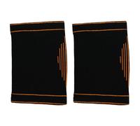 ifundom Protège-Poignet Élastique 2 Pièces en Nylon, Noir et Orange