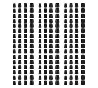 ifundom Protège-talons Noirs Antidérapants pour Chaussures à Talons Hauts, Lot de 20 Embouts Résistants à L’usure, Coussinets de Protection Polyvalents pour Marche en Extérieur