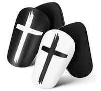 ifundom Protège-Tibias de Football Mini-protège-Tibia, 2 Paires S, Polyuréthane Respirant, Protection Choc, Équipement Sport Entraînement et Match pour Garçon et Filles et Jeunes