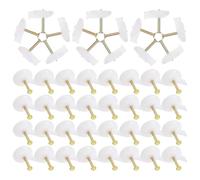 ifundom Punaises de Maçonnerie 18 Mm, Clous Muraux en Acier pour Fixation Rideaux, Papiers Peints et Tissus, 100 Pièces, Clous de Fixation Solides pour Mur de Ciment et Brique, Usage