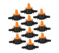 ifundom Raccords D'irrigation Mini Vanne 4/7 pour Jardinage Kit De 10 Pièces Vanne D'arrêt en Plastique Micro-Tubes Compatibles